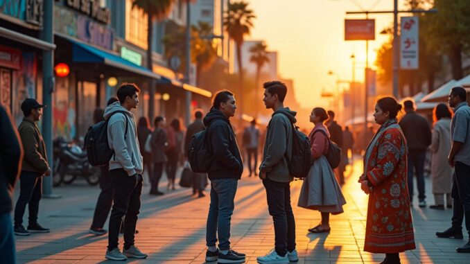 explorez les dialogues possibles entre cultures urbaines modernes et traditions ancestrales, un échange riche en diversité et en créativité.