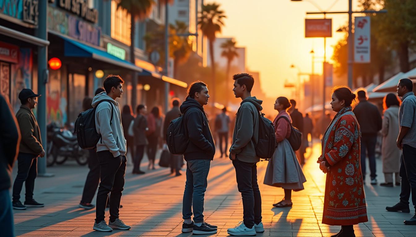 explorez les dialogues possibles entre cultures urbaines modernes et traditions ancestrales, un échange riche en diversité et en créativité.