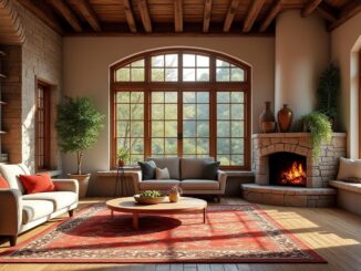 découvrez des intérieurs chaleureux qui s’inspirent de l’architecture traditionnelle pour créer des espaces accueillants et authentiques.