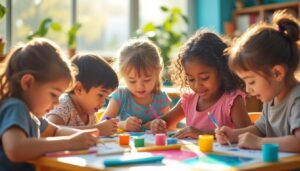 découvrez comment l'art peut éveiller et stimuler la créativité des enfants, favorisant leur expression personnelle et leur développement artistique.